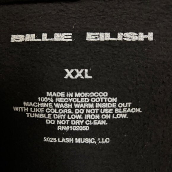 Billie Eilish Hit Me Hard and Soft The Tour Hoodie XXL - Picture 4 of 4